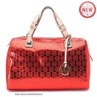 michael kors logo monogram groot rood boekentassen Winkel Tilburg y8kd7242